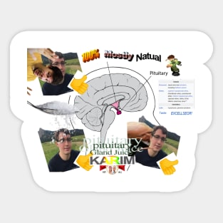 Pituitary gland juice Sticker